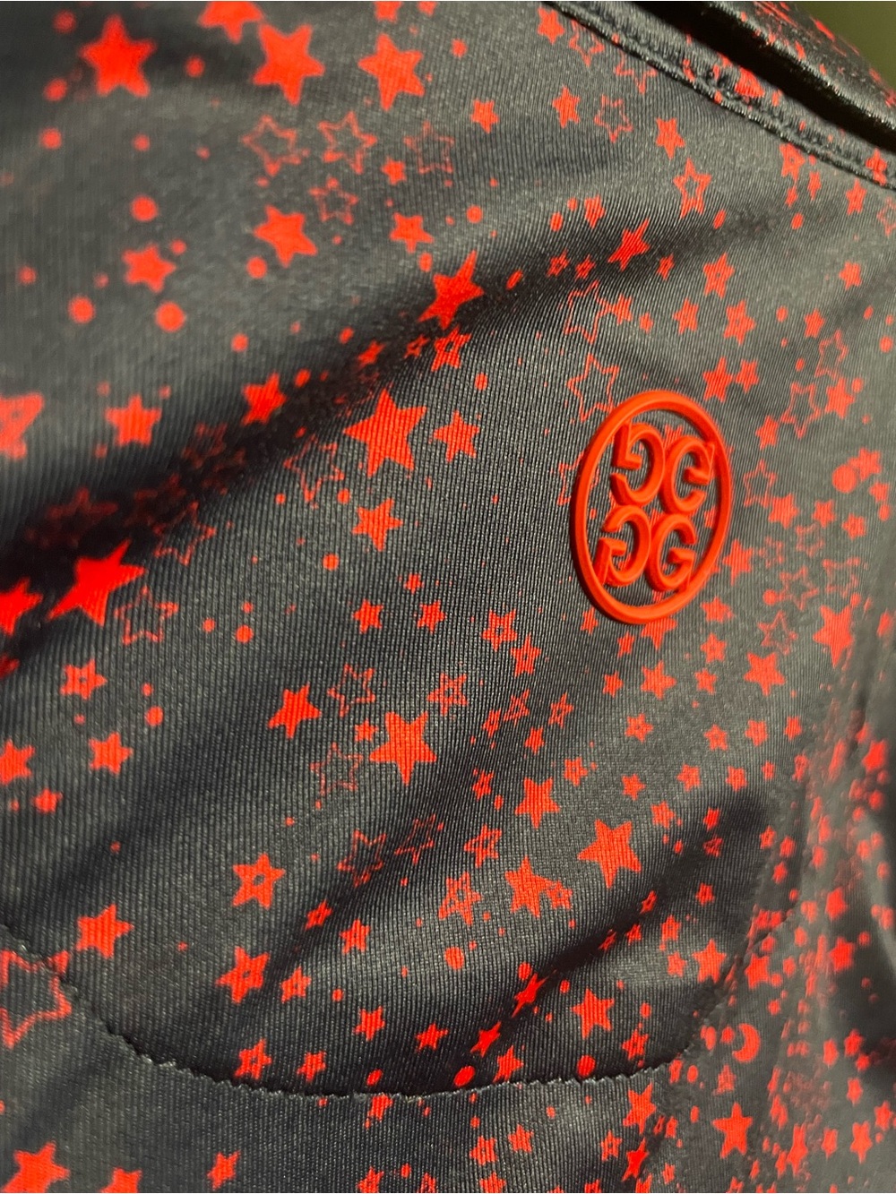 G/FORE Performance Polo Red Star Print - Picture 8 of 8